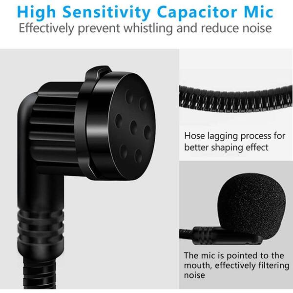 Yichuhaoxi Flexible Wired Microphone Headset with 3. 5mm Connector