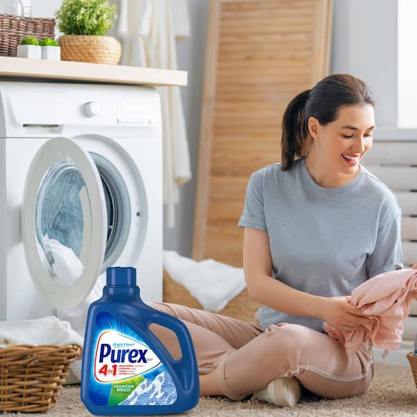 Purex Mountain Breeze Liquid Laundry Detergent, 100-Loads, 150 fl