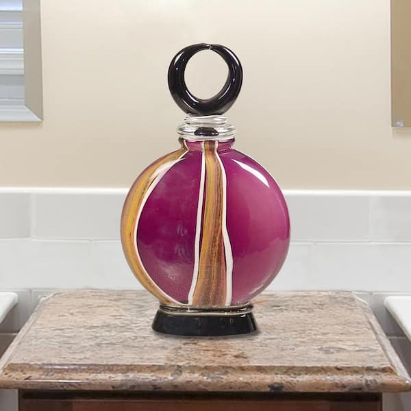 Dale Tiffany Melrose Multi-Colored Perfume Bottle with