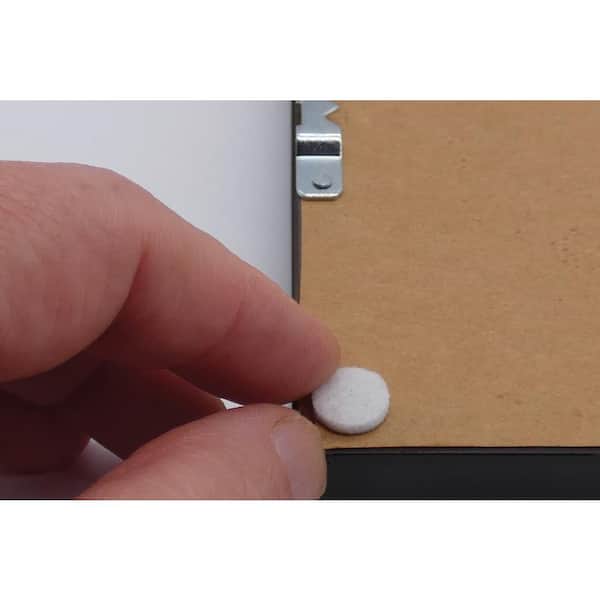 Felt Pads Small Felt Bumpers Dots 3/8 Diameter 100pcs Felt Pads for Cabinets 3/16 Height Self Adhesive Beige