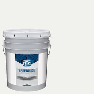 5 gal. PPG1001-1 Delicate White Flat Exterior Paint