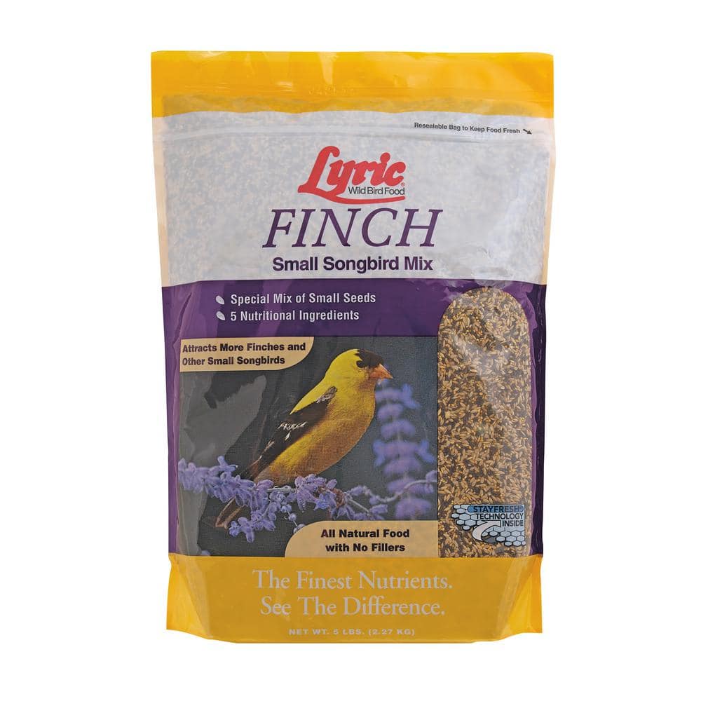 Lyric 5 lb. Finch Small Songbird Wild Bird Mix 2647308 - The Home Depot
