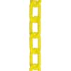 Mr. Chain Alternating Plastic Chain Barrier, 2x500'L, Yellow/Pink