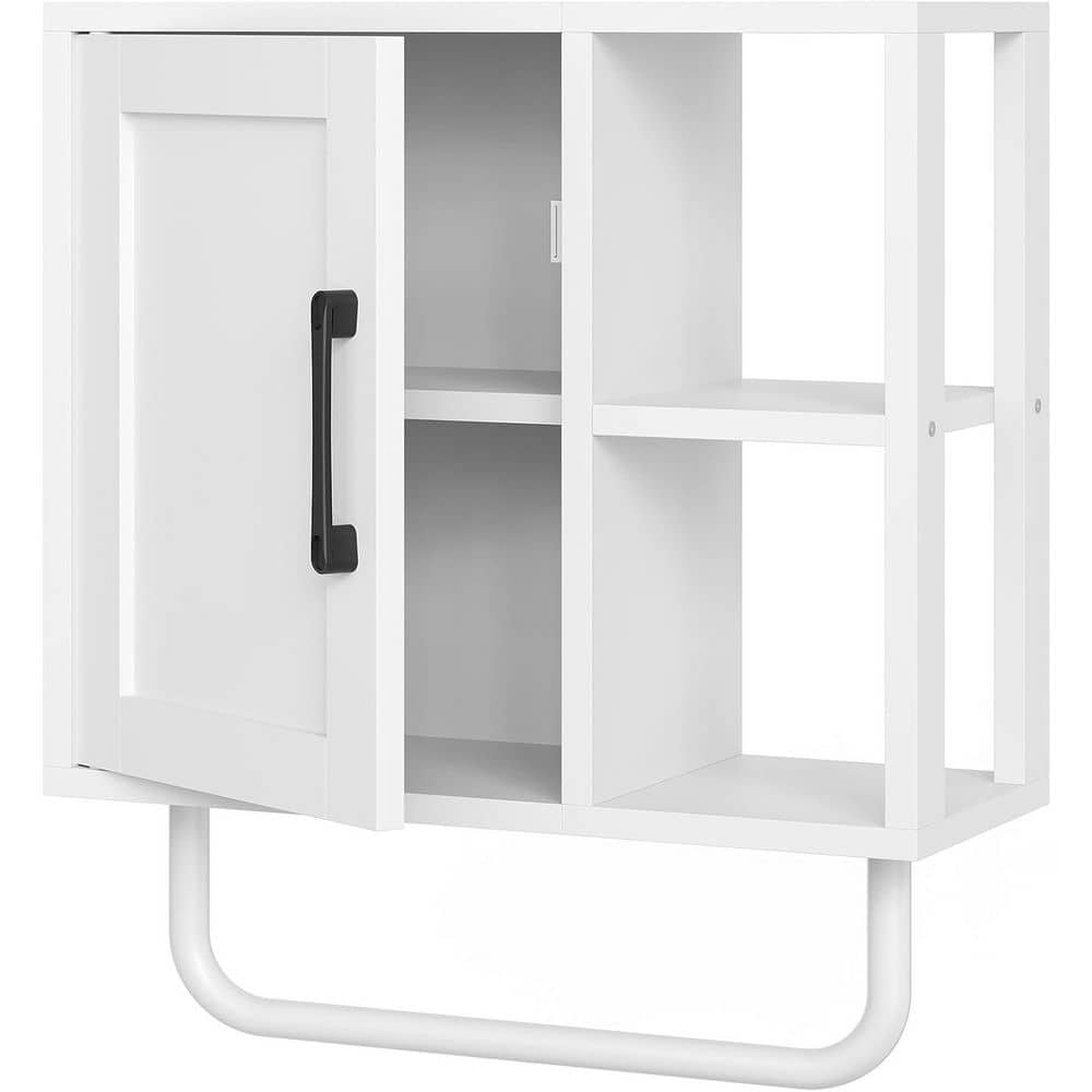 17 in. W x 21.2 in. H Wood Rectangular White Surface Mount Medicine Cabinet without Mirror for Bathroom, Laundry Room price history on PriceWatchPro