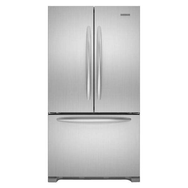KitchenAid Architect Series II 21.9 cu. ft. French Door Refrigerator in Monochromatic Stainless Steel, Counter Depth