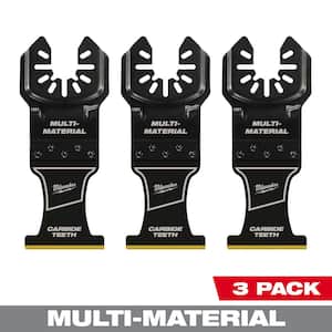 1-3/8 in. Carbide Universal Fit Extreme Wood and Metal Cutting Multi-Tool Oscillating Blade (3-Pack)