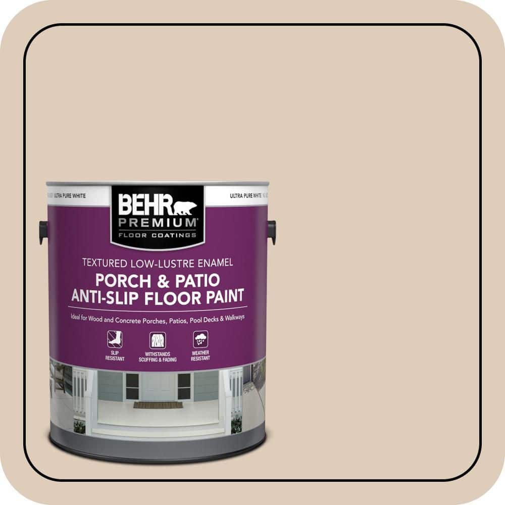 1 gal. #MS-21 Spanish Tan Textured Low-Lustre Enamel Interior/Exterior Porch and Patio Anti-Slip Floor Paint price history on PriceWatchPro