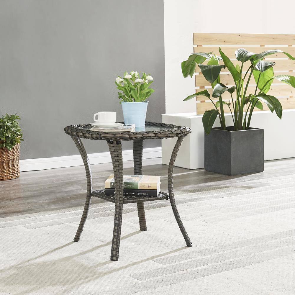 Square Wicker Outdoor Side Table price history on PriceWatchPro