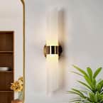 Uolfin 21.3 in. H 1-Light Mid-Century Modern Brass Gold Dry