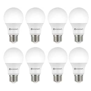 60-Watt Equivalent A19 Non-Dimmable CEC LED Light Bulb Soft White (8-Pack)