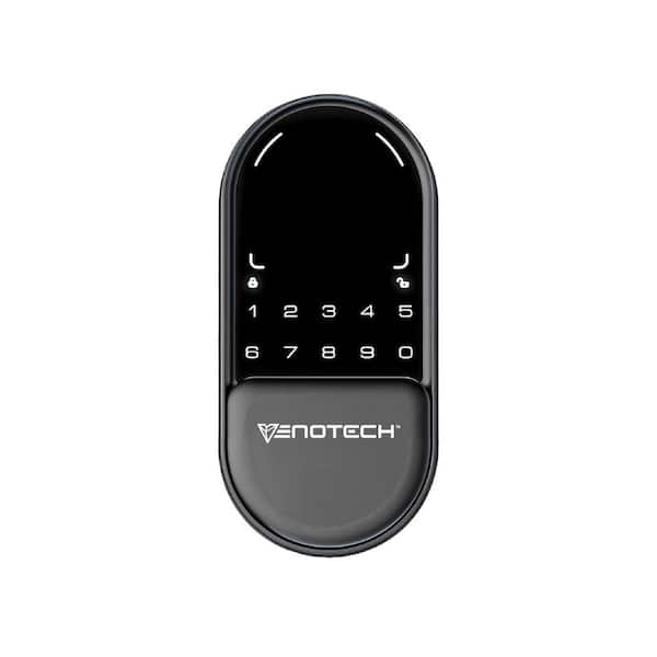Biometric Smart Door Lock with Contactless Advanced Palm Vein Recognition Access in Matte Black
