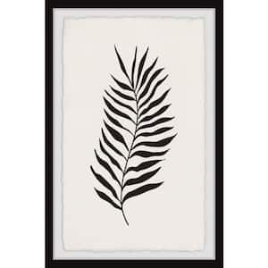 "Black Fern Leaf" by Marmont Hill Framed Nature Art Print 24 in. x 16 in.
