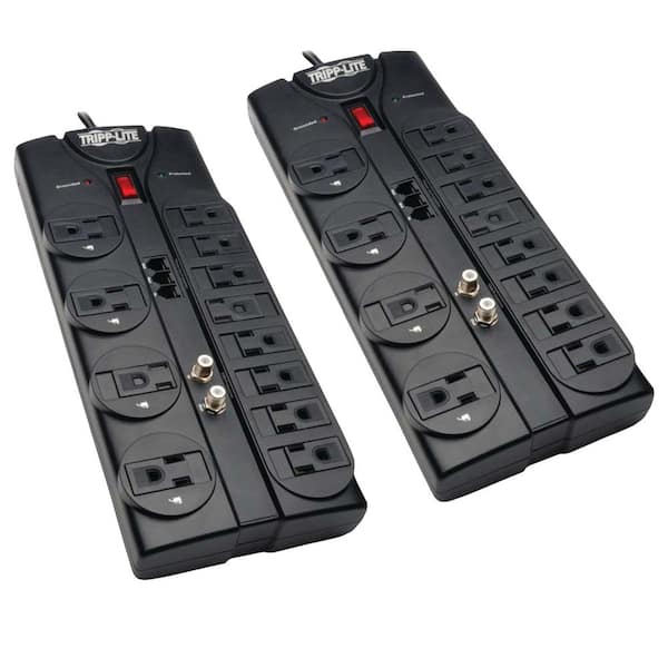 Tripp Lite Protect It 12-Outlet Surge Protector 2-Pack