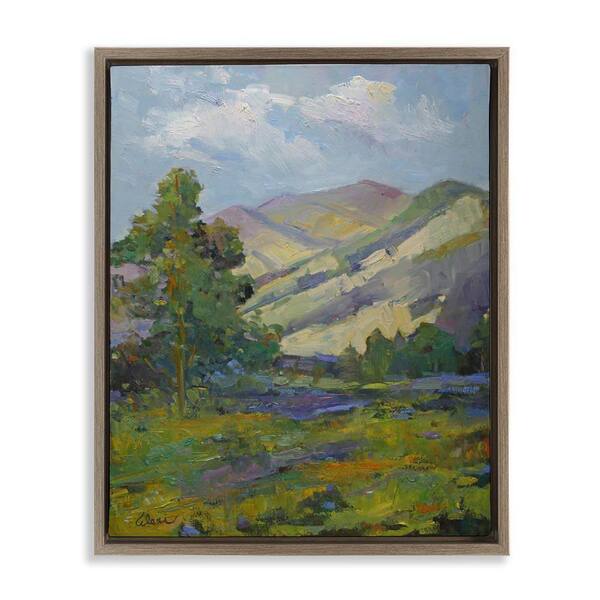 Stupell Industries Spring Day Mountain by Alexi Fine Brown Floater