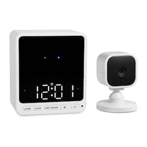 Alarm Clock Case for Blink Mini Indoor Camera - Cover for Low-Key Placement - White (Blink Mini Not Included)