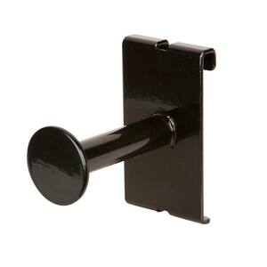 3 in. Black Straight Arm for Hangers with Disc End (Pack of 24)