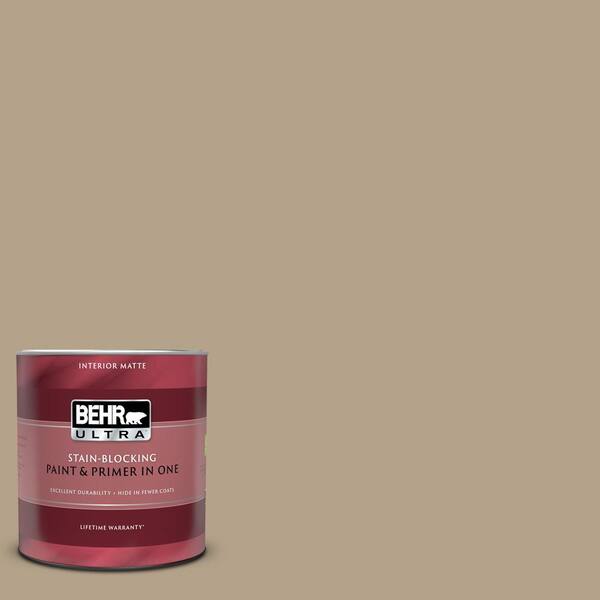 BEHR ULTRA 1 qt. #UL160-18 Chateau Matte Interior Paint and Primer in One