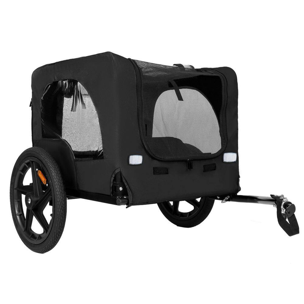 Outdoor Heavy Duty Collapsible Pet Bike Trailer with 16-Inch All-Terrain Wheels & Universal Hitch, Serving Cart price history on PriceWatchPro