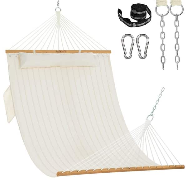 Lazy Daze Hammocks 12 ft. Quilted Fabric Hammock with Soft Pillow