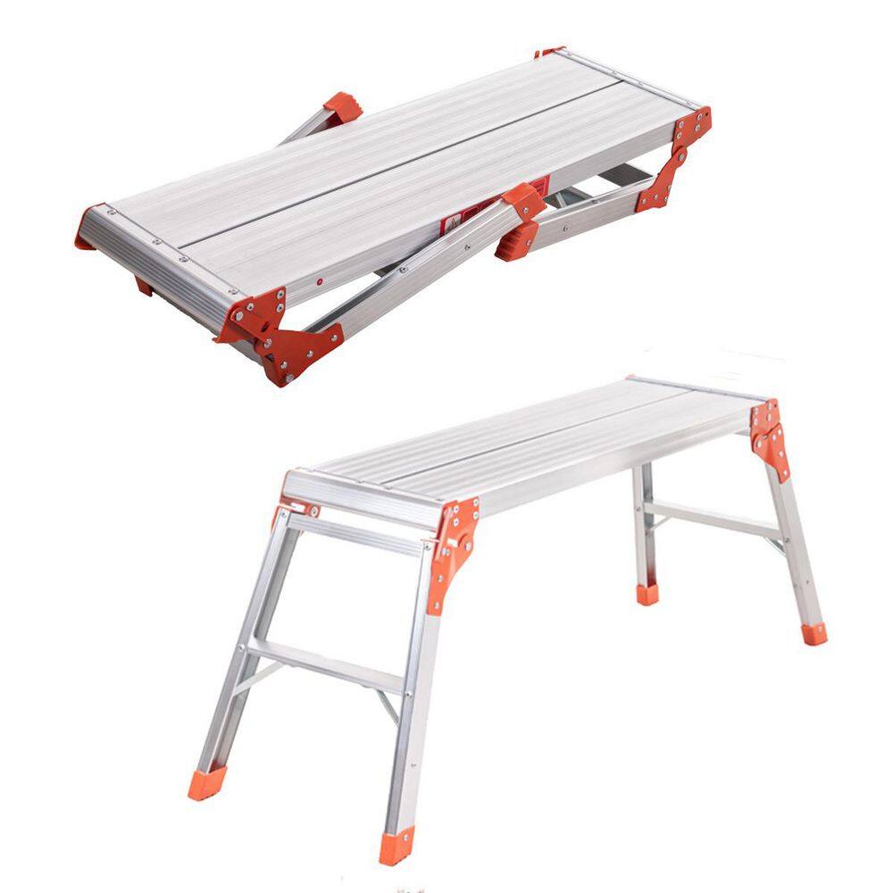 5.6 ft. Reach Large Foldable Aluminum Workbench and Step Stool price history on PriceWatchPro