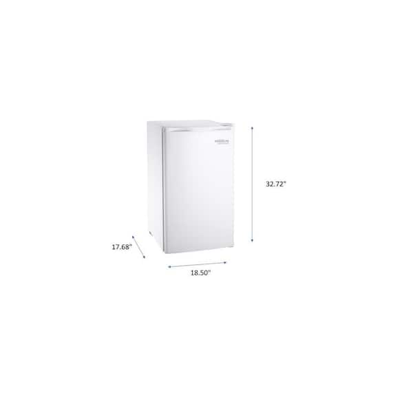3.2 cu. ft. Mini Fridge in White without Freezer