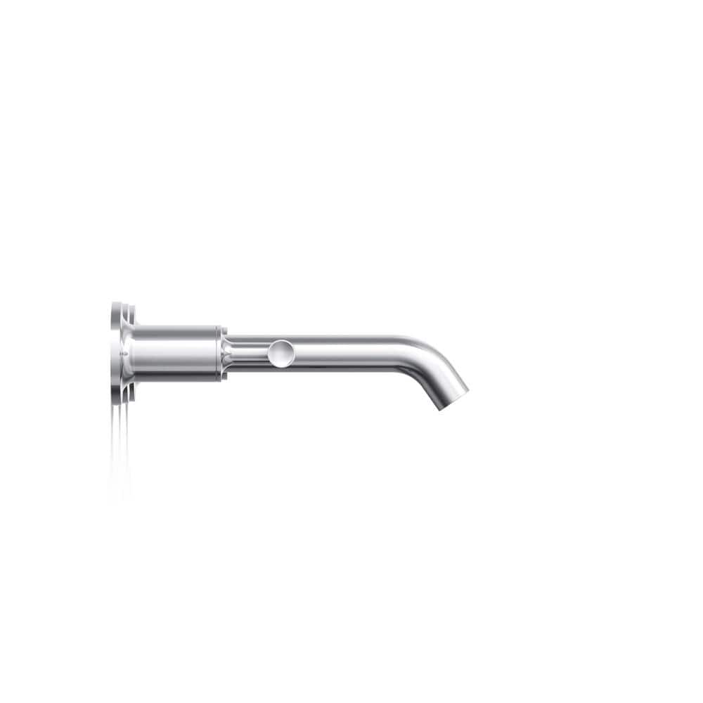 Purist Polished Chrome Double Handle Wall-Mounted Bathroom Faucet