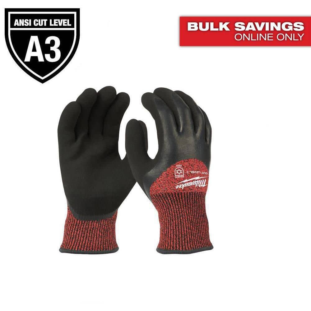 Milwaukee X-Large Red Latex Level 3 Cut Resistant Insulated Winter