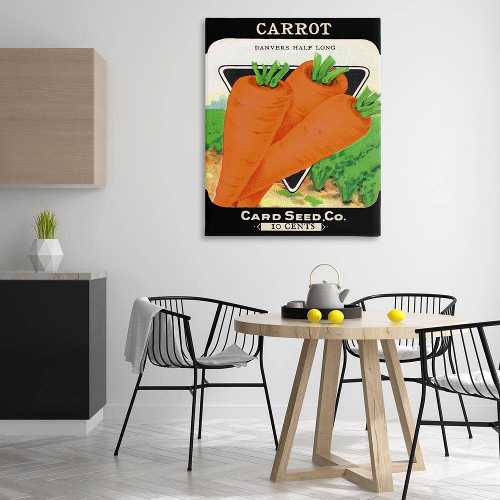 Vintage Garden Carrots by Lil' Rue Unframed Food Graphic Art Print 48 in. x 36 in. price history on PriceWatchPro