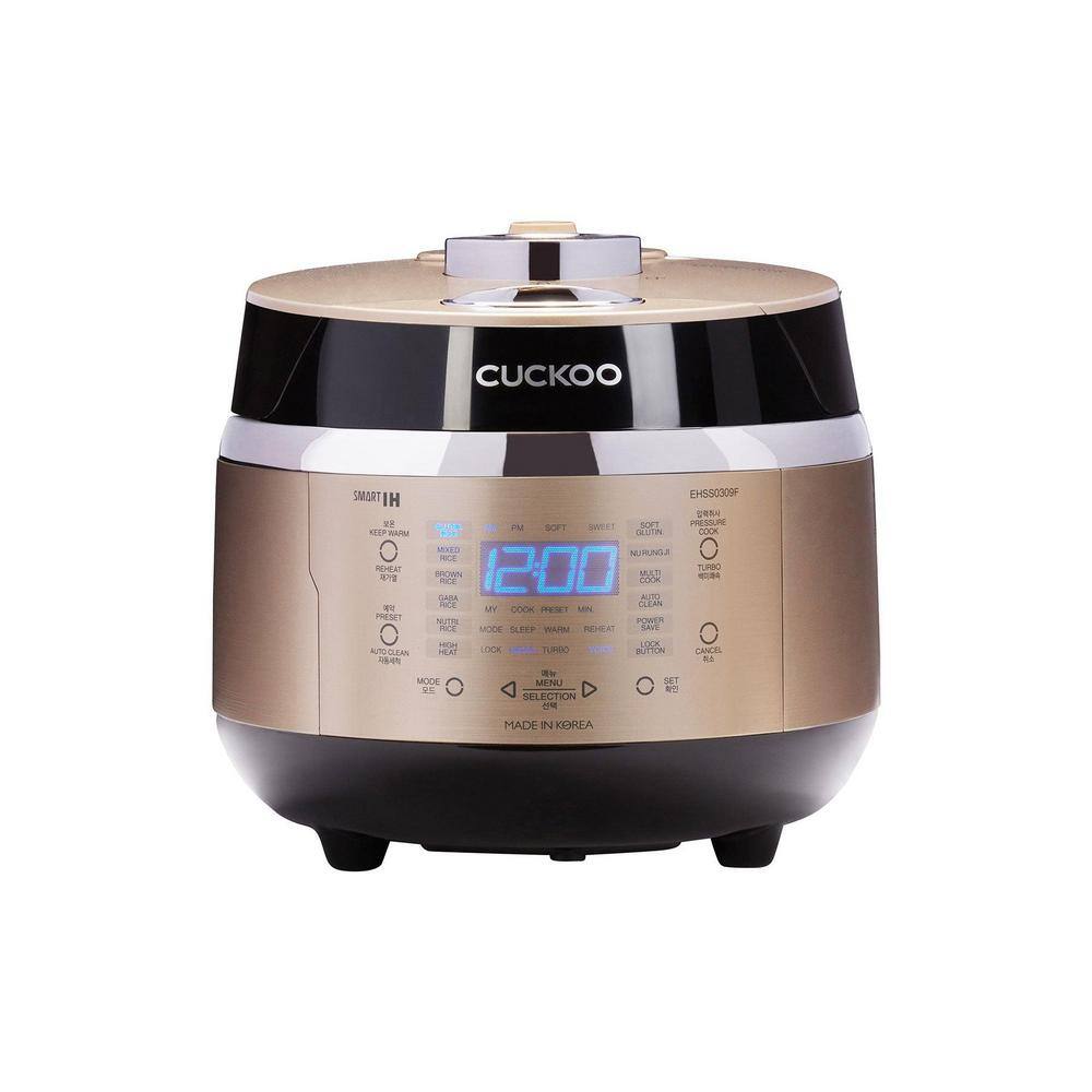 Gold Stainless Steel Induction Heating Pressure Rice Cooker with Nonstick Inner Pot