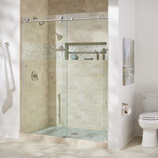 Custom Framed Shower Doors, Home Depot Shower Tile Installation