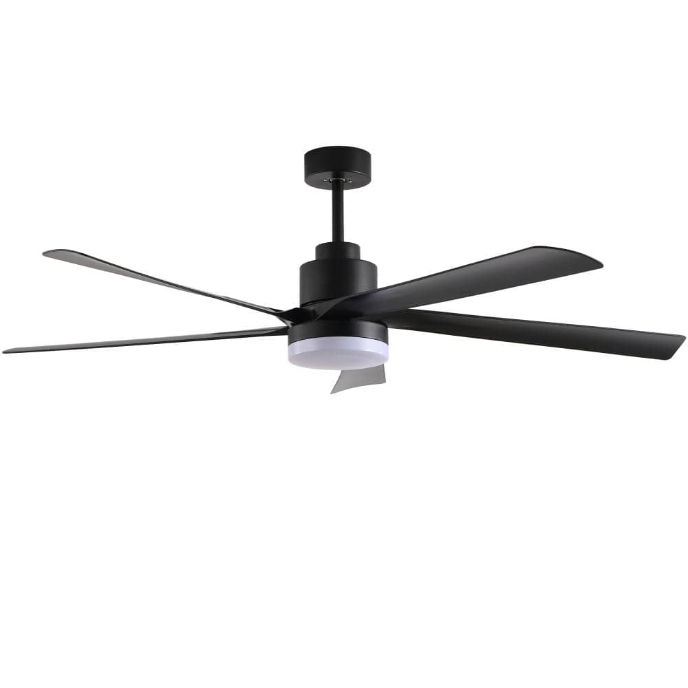 65 in. Black Quiet Reversible DC Motor Ceiling Fan with Remote Control, 6 Wind Speeds 3-Color Temperature price history on PriceWatchPro