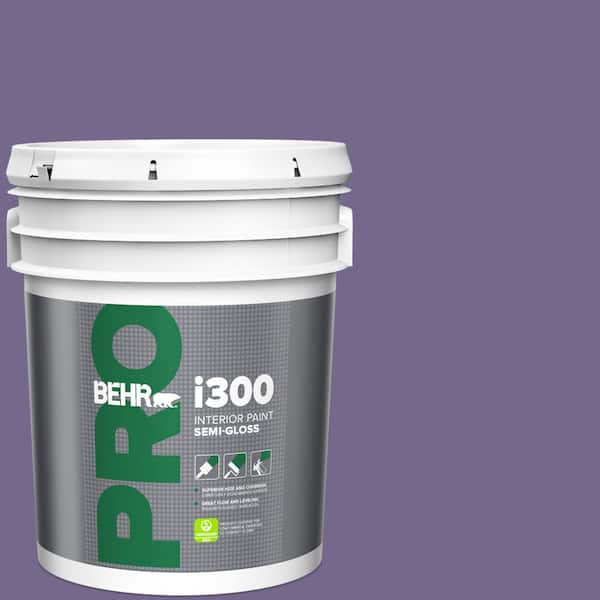 BEHR PRO 5 gal. #MQ5-41 Violet Vixen Semi-Gloss Interior Paint