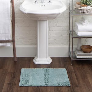 Composition Glacier 17 in. x 24 in. Cotton Bath Mat