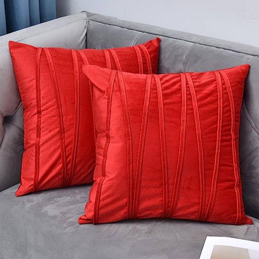 Outdoor Decorative Plush Velvet Throw Pillow Covers Sofa Accent Couch Pillo