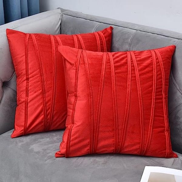 Outdoor Decorative Plush Velvet Throw Pillow Covers Sofa Accent