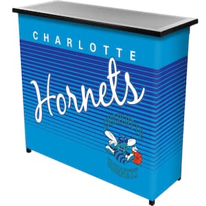 Charlotte Hornets Hardwood Classics Blue 36 in. Portable Bar