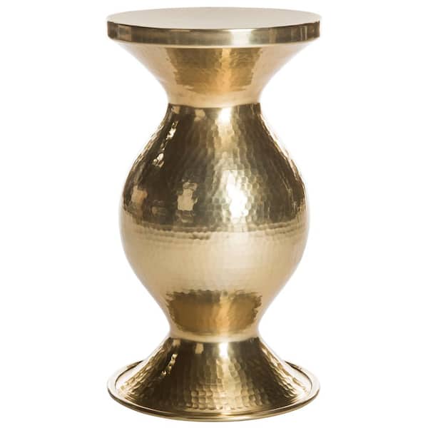 SAFAVIEH Janus Antique Brass End Table