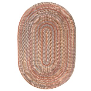 Greenwich Bombay Multi 5 ft. x 8 ft. Oval Indoor Braided Area Rug