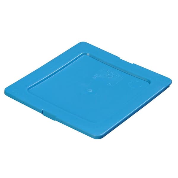 Smart Lids One Sixth Size Restaurant/Salad Bar Food Pan in Blue (Case of 6)