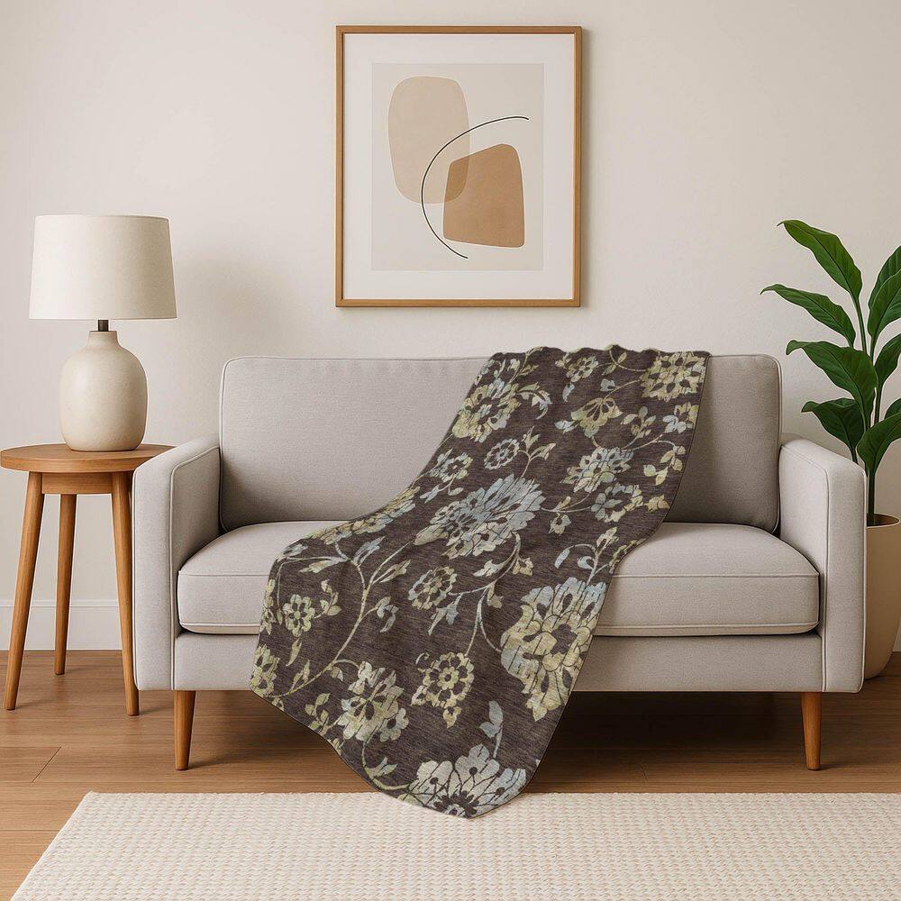 Premium Machine Washable ASB856 Chocolate 50 in. x 70 in. Sherpa Throw Blanket price history on PriceWatchPro