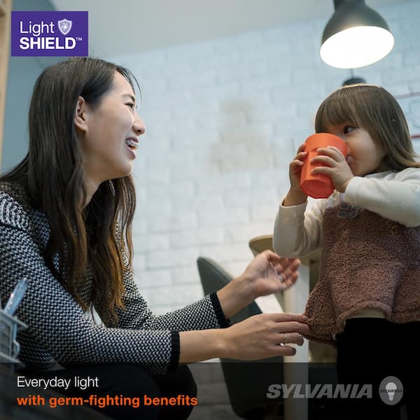 Sylvania 60-Watt Equivalent A19 LightSHIELD Germicidal 5000K