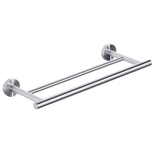 16 in. Wall Mounted Towel Bar Hardware Accessory in Brushed Nickel