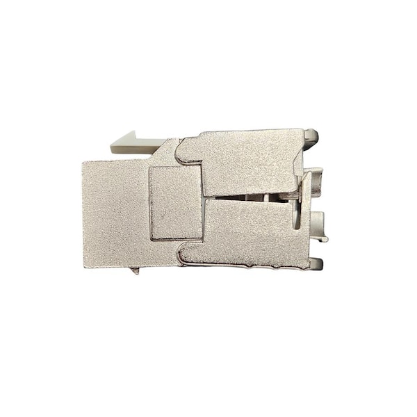 DeleyCON Panneau Brassage 6 Ports 1U + 6 Modules Keystone Jack STP CAT6a - Gris