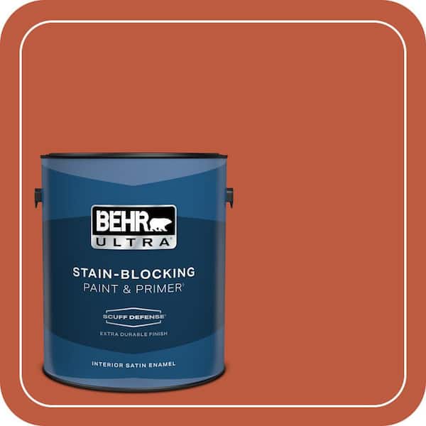 BEHR ULTRA 1 gal. Home Decorators Collection #HDC-FL14-3 Fall Foliage Extra Durable Satin Enamel Interior Paint & Primer