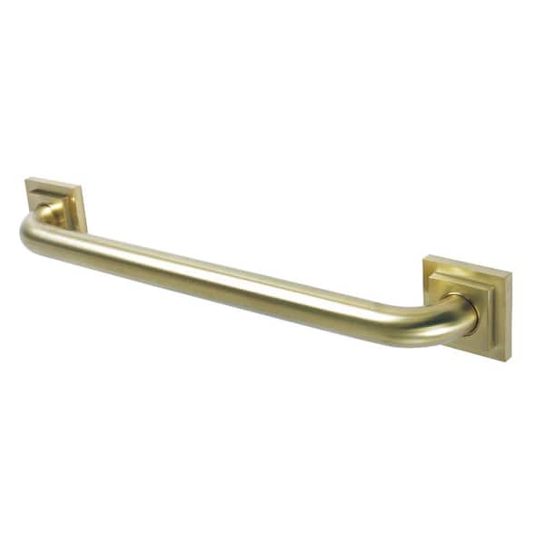 Kingston Brass Claremont 18 in. x 1-1/4 in. Grab Bar in Brushed Brass