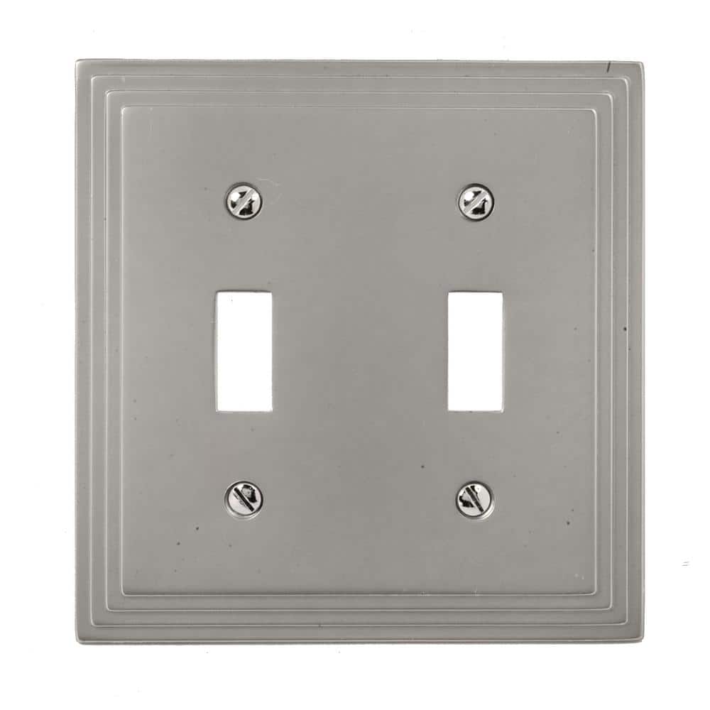 Metallic 2-Gang Toggle Wall Plate (1-Pack) price history on PriceWatchPro