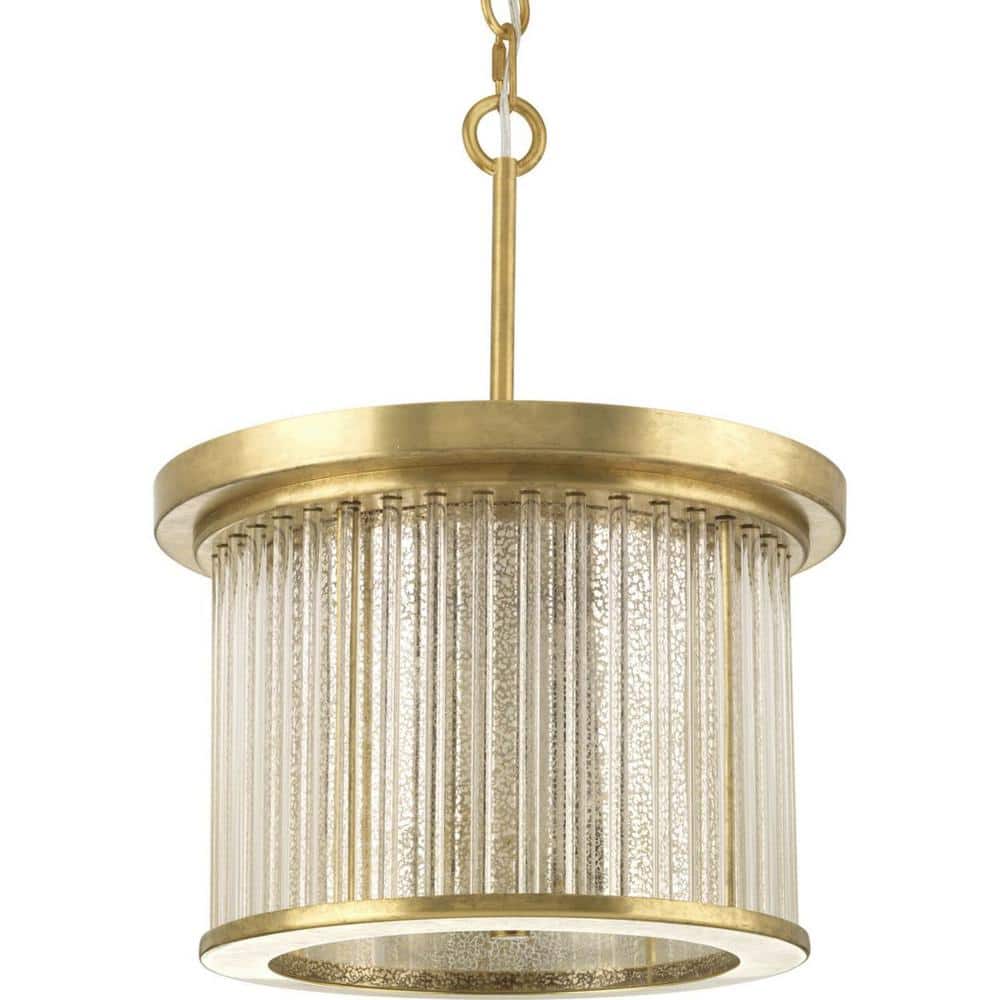 Progress Lighting  Jeffrey Alan Marks Point Dume Collection Sequit Point 14.3 in. Brushed Brass Semi-Flush Convertible - 1