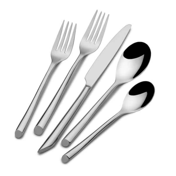 Towle Living Onda Set 4 Forchette Da Tavola In Acciaio Inox Forgiato 18/0
