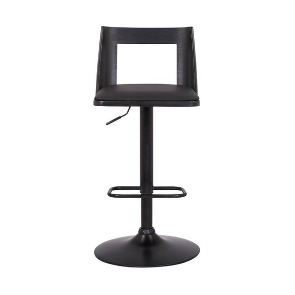 bar stool with black base