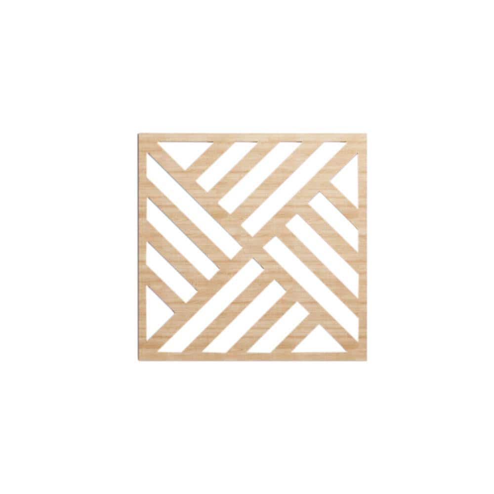 23 3/8 in. x 23 3/8 in. x 1/4 in. Alder Large Allen Decorative Fretwork Wood Wall Panels (20-Pack) price history on PriceWatchPro